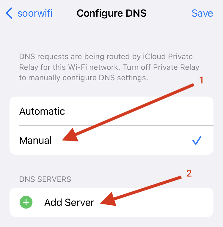 آموزش تنظیم کردن DNS گوگل در آیفون و آی‌پد